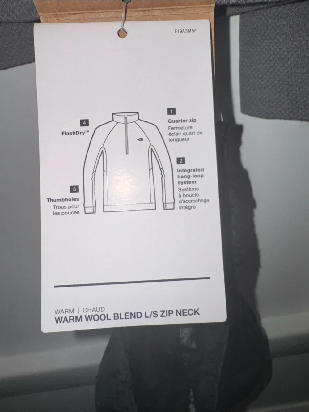 The North Face Gray Half-Zip Pullover